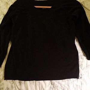 The Limited BLACK 3/4 Sleeve Sweater